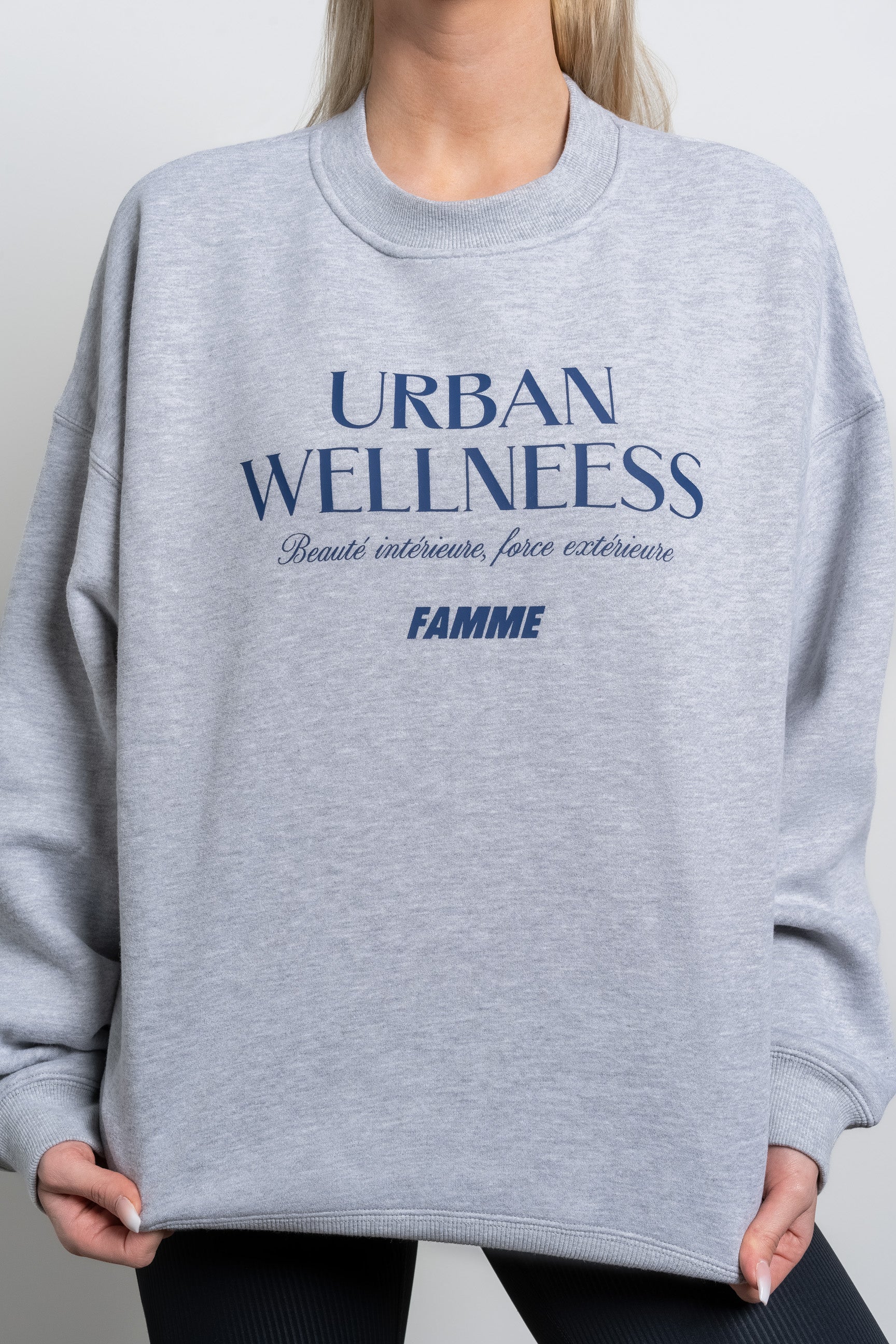 Grey Wellness Sweatshirt - for dame - Famme - Sweatshirt