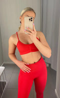 Peachy Scrunch Sports Bra