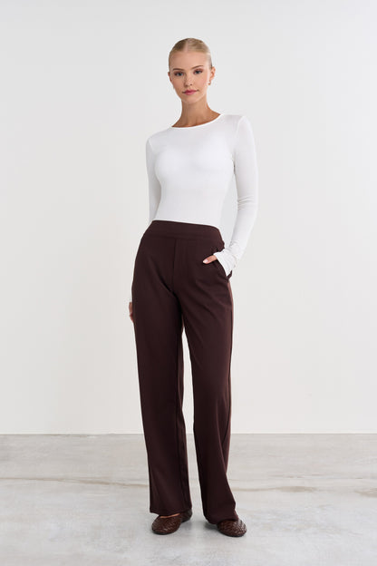 Tailored Relaxed Pants - for dame - Famme - Pants